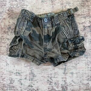 The Children's Place Green and Brown Cargo Shorts
